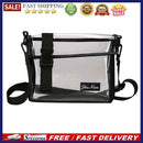 Clear Transparent PVC Shoulder Messenger Bag Boys Girls Unisex Square Casual Cro