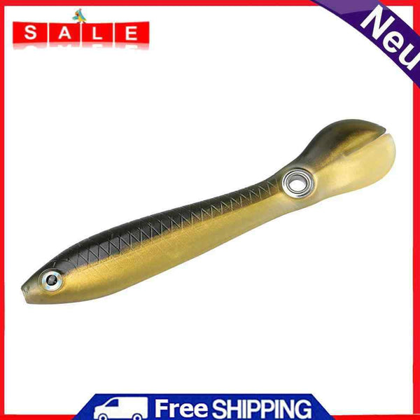 15pcs 10cm/6g Soft Bionic Fishing Baits Artificial Lure (Brown)