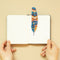 12CT 2 Strands Feather Double-Sided Counted Cross Stitch Bookmark Kit (A)