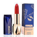 MEIS 6 Colors Lipstick Waterproof Moisturizing Lasting Lip Gloss Makeup (3