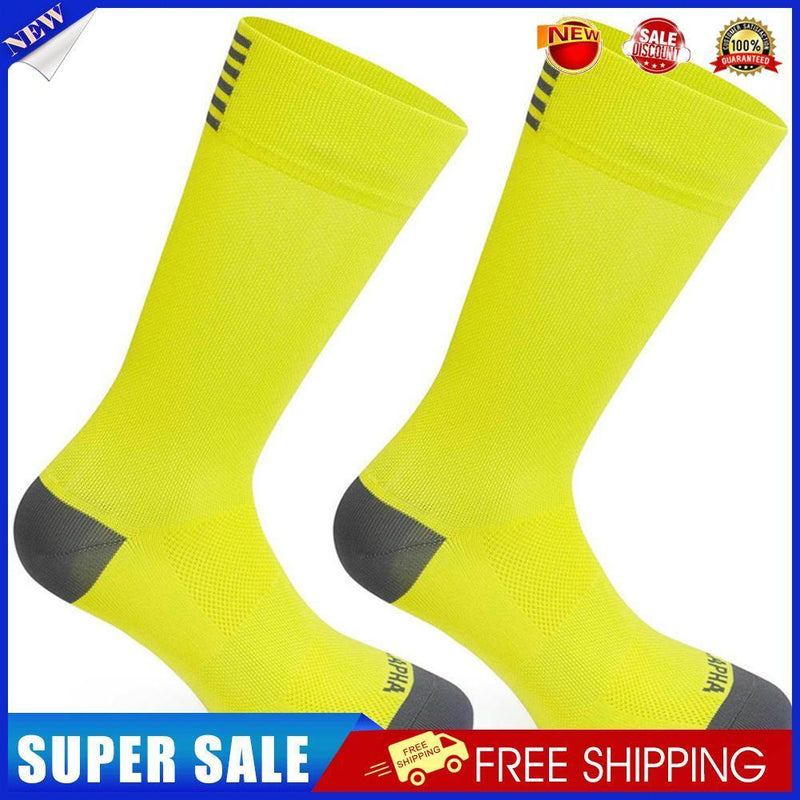 Compression Socks Men Women Sports Cycling Running Breathable Socks (Green)