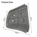 4 Keys Steering Wheel Switch Button for Benz ML/GL/R/B Class (Grey Left) Newly
