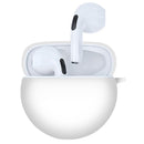 Bluetooth Compatible Earbuds Case for Lenovo HT38 Protective Cover (White)