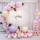 Wreath Frame Holder 59/70.8inch Round Balloon Arch With Stand Ring Balloon