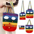 Knitted Large Capacity for Women Girl Handbag Shoulder Bags Tote Messenger Bag