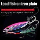 Casting Jig Spoon Cast Jigging Lead Sea Bass Lure Artificial Bait Fish Tackle