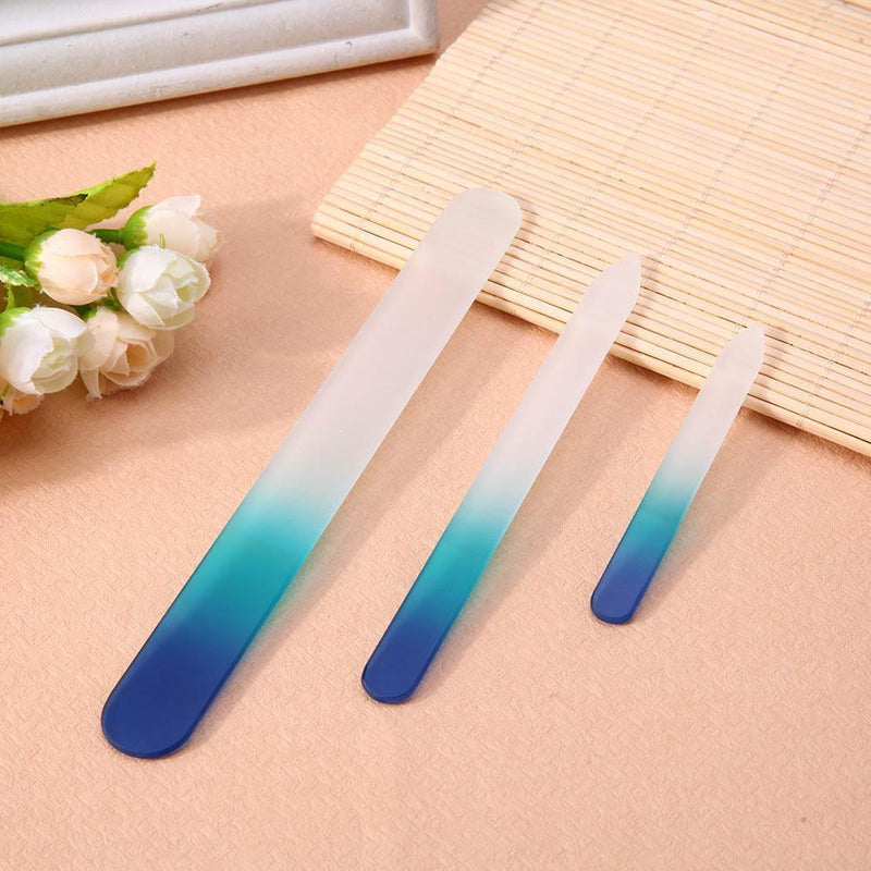 3pcs Different Sizes Nail Files Polishing Tools Crystal Nails Care Tool