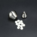 Waterproof Titanium Pill Box Container Bottle Water Drop Capsule Keychain