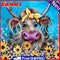 5D DIY Diamond Painting Kits Full Round Drill Cow Mosaic Picture Wall Decor Art
