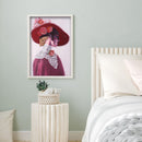 Special Shaped 5D Lady with Bowler Hat Kit DIY Diamond Painting (Y146) Newly
