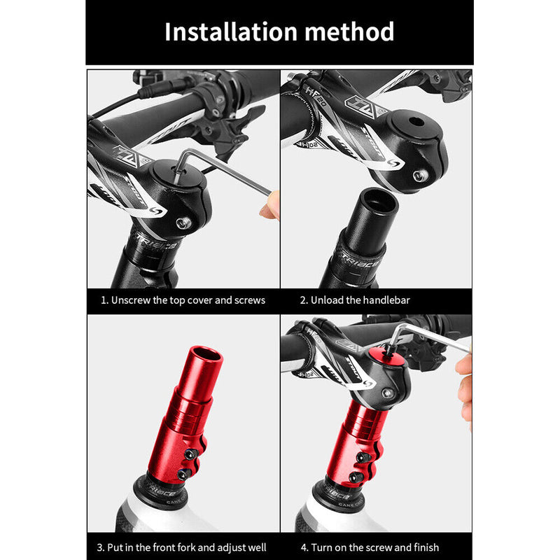 Durable Bicycle Handlebar Front Stem Extension Adapter Cycling Accessories Parts