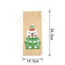 DIY Special Drill Diamond Painting Christmas Wine Bottle Covers (TB002B) Newly
