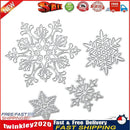 4pcs Christmas Snowflake Scrapbooking Album Paper Card Diary Hand Craft Newly