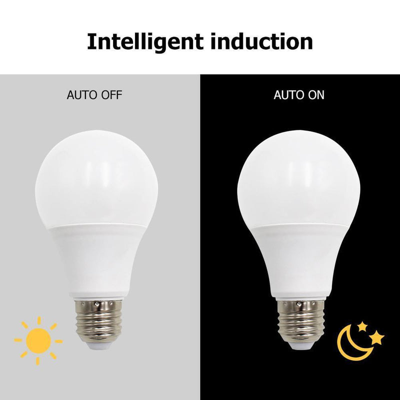 Sound+Light Sensor Control LED Lamp Automatic Smart Sensor Bulb Light (7W) Newly