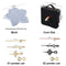 Wall Art Decoration Silicone Mold Irregular Cherry Blossoms Wall Clock Dial