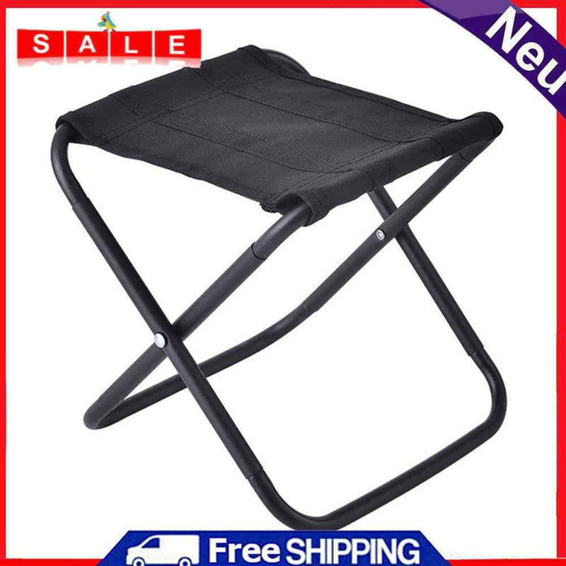 Lightweight Folding Stool Outdoor Camping Picnic Travel Seat Chair (2pcs)