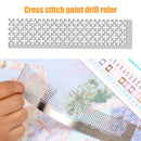 DIY Diamond Painting Tool Square Round Drill Point Drill Net Ruler (140)