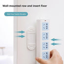 Self-adhesive Punch-free Socket Fixer Holder Wall-mounted Household Supply Newly