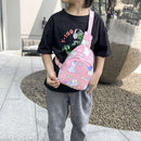 Children Cartoon Messenger Bag Money Pouch Dinosaur Horn Horse Print Chest Bags