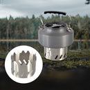 Stainless Steel Stove Support Alcohol Stove Rack Windproof Stand Windscreen