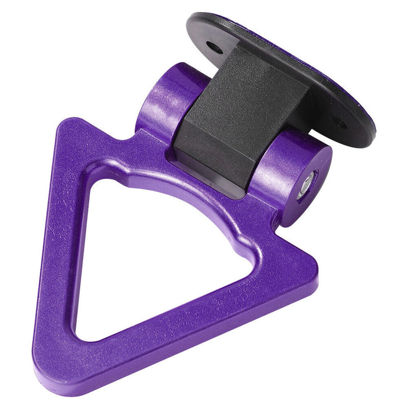 Decorative Car Trailer Hook Racing Triangle Style Bumper Tow Hook (Purple) Newly