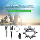 Mini EDC Bottle Opener Key Screwdriver Outdoor Camping Multi-Function Tools