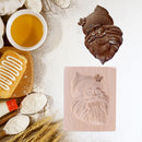 Wooden Cookie Mold Kitchen DIY Cookie Stamp Cake Decorating Embossing Craft