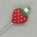 Cartoon Fruit Cord Winder Organizer Cover Mobile Phone USB Cable Bites Protec