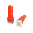 20 PCS Red 37 58 70 73 74 T5 Dashboard 5050SMD LED Mini-Wedge Bulb Light