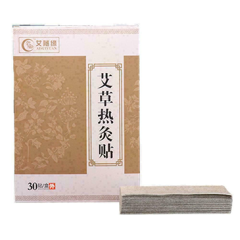 30pcs Warm Moxibustion Plaster Wormwood Herbal Medicine M0F8 Health B1Y8 O0Z3