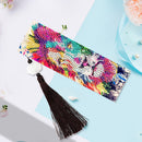 2pcs 5D DIY Diamond Painting Leather Bookmark Special-shaped Drill Book Marks
