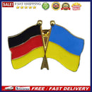 1 Pcs Ukraine DE Brooch Country Flag Badge Clothes Cufflinks Love Peace(A)