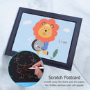 10pcs DIY Animal Series Scraping Painting Educational Learning Drawing Toys