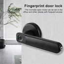 Fingerprint Door Lock Handle Smart Biometric Entry with 2 Keys (Black) Newly