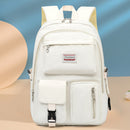 #A Nylon Backpack Korean Teenager Boys Girls School Students Book Bags Mochilas