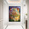 DIY Sky City and Rainbow Printed Cross Stitch Full Cotton Handmade Embroidery
