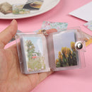 Chain Portable Jewelry Mini Photo Albums For Photos Cards Photos Holder 2 Inch
