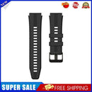Silicone Strap for Honor Watch GS3 22mm Watch Band Replacement (Black)