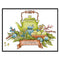 Partial Embroidery Teapot Stamped Canvas 14CT DIY Cross Stitch Kits (J536)