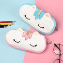 Zip Box Cosmetic Unicorn Pen Bag Makeup Pouch Coin Purse Plush Pencil Case
