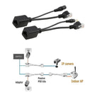 They 2pcs POE Adapter Wire RJ45 Injector Splitter Ethernet Synthesizer Separa