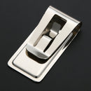 Metal Stainless Steel Money Clips Wallet Card Holder Hollow Clips (Black)