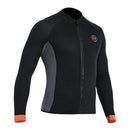 DIVE&SAIL Men 3mm Neoprene Wetsuit Jacket Top Scuba Diving Wet Suit (XXXL)