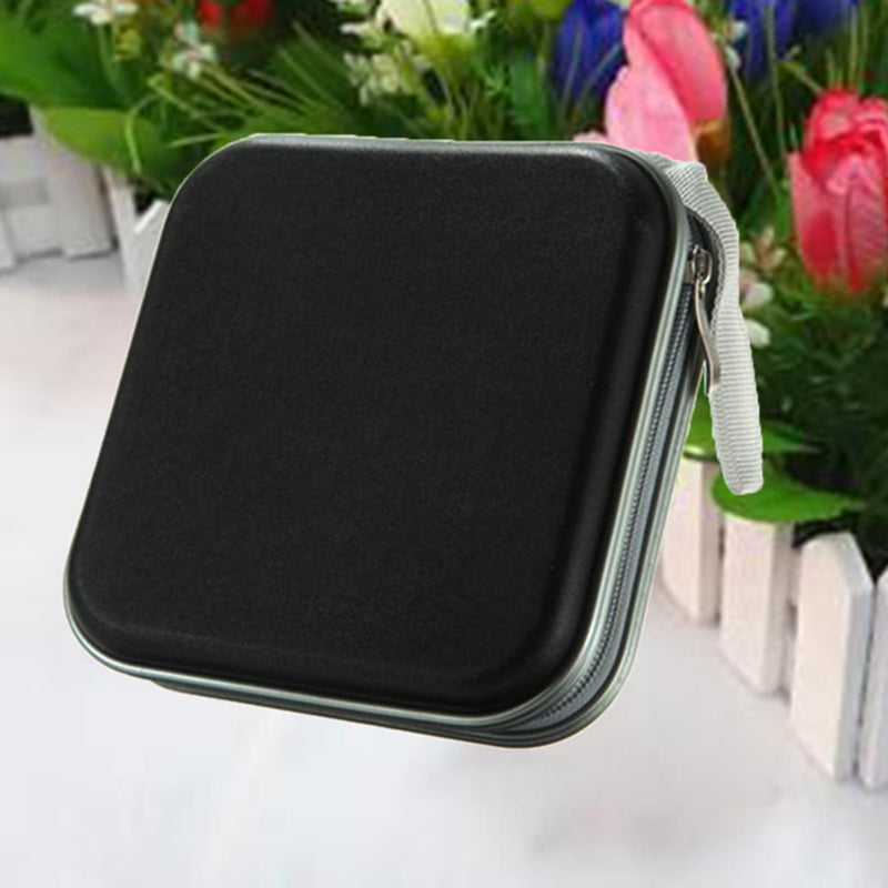 40pcs Capacity Disc CD DVD Wallet Storage Organizer Case Holder(Black)