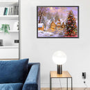 DIY Diamond Painting Kits Full Round Drill Christmas Village Crafts Home Decor