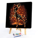 Paint By Numbers DIY Sika Deer Hand Painted on Canvas Colouring Oil Art
