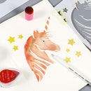16 Sheets Plastic Art Painting Stencils Set Hollow Color Filling Template