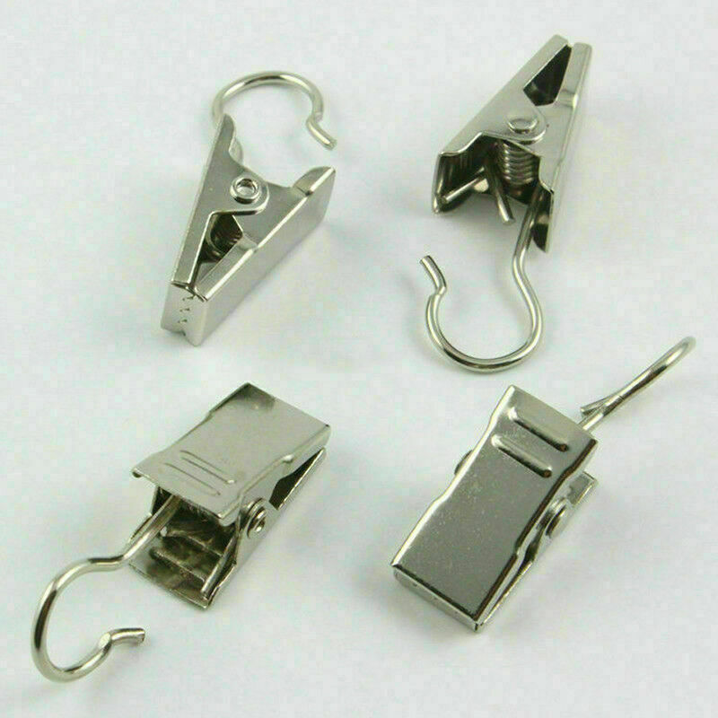 10X Steel Small Curtain Hanging Bulldog Clips Shipping Peg D7L2 Free Z0T8 R0O0