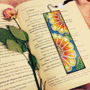 DIY Special Shape Diamond Painting Leather Bookmark Tassel Book Marks Craft Art
