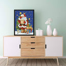#A Santa Claus 5D DIY Diamond Painting Kits Full Round Drill Wall Rhinestone Dec